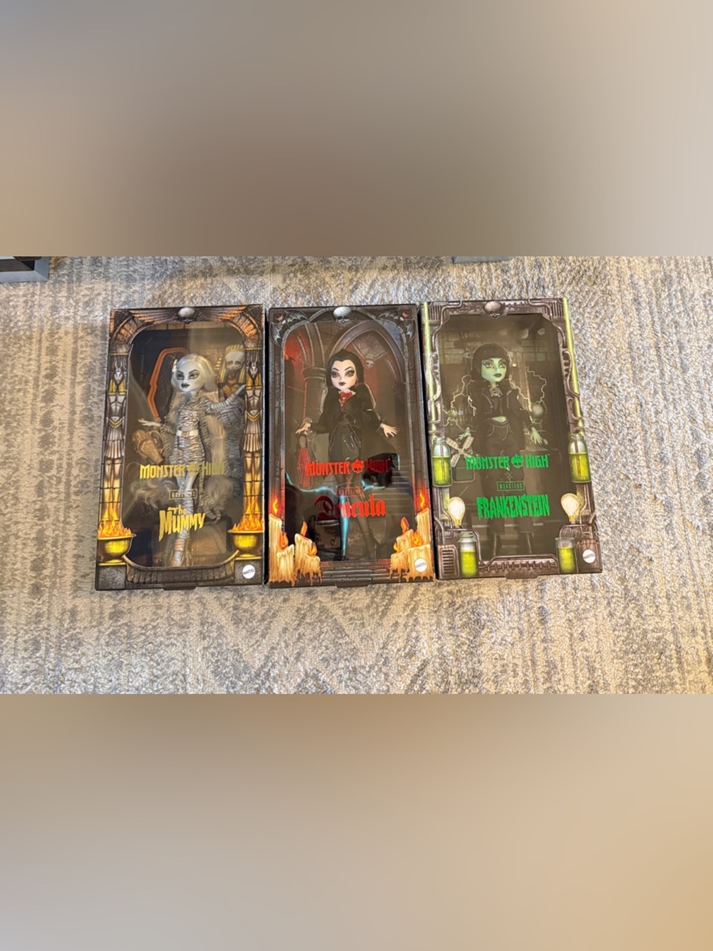 NIB Monster High x Universal Monsters Complete Set